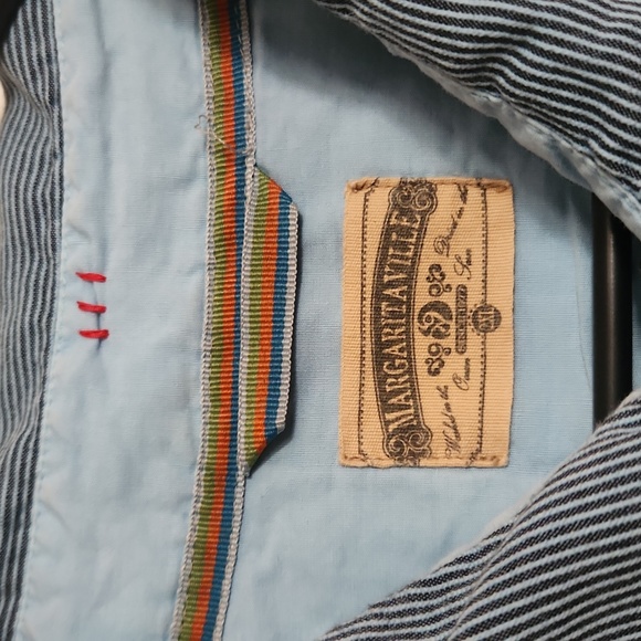 Margaritaville Textured Lightweight Button Down - Picture 3 of 8